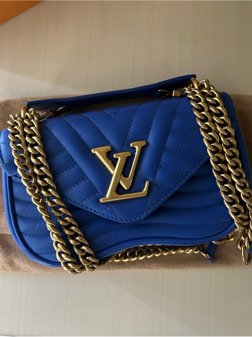 Like New Louis Vuitton New Wave Chain Bag (PM) - Picture 11 of 15